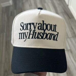 Black and Cream Hat Classic Adjustable Design